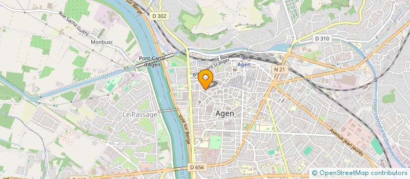 localisation de l'entreprise SCM ANGOTTI MARCHAL RENAULD à AGEN