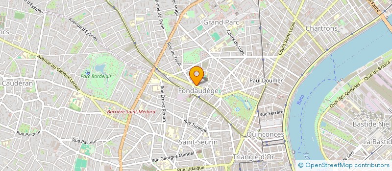 localisation de l'entreprise SCM ANGYDENT à BORDEAUX
