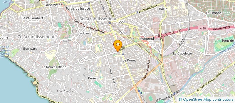 localisation de l'entreprise SCM ANKRY DURBEC à MARSEILLE