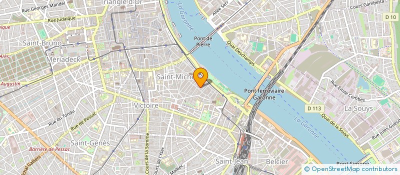 localisation de l'entreprise SCM ANNACA  BORDEAUX