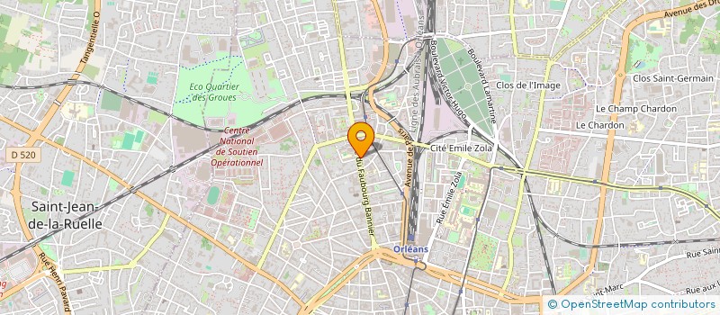 localisation de l'entreprise SCM ANNE ET PATRICK PAQUIER à ORLEANS