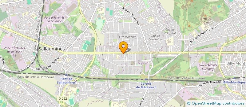 localisation de l'entreprise SCM ANNIC PATRICK & CHARLES HERVE  SALLAUMINES