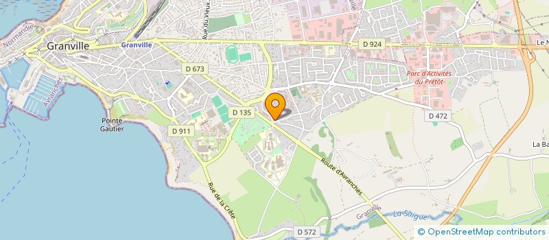 localisation de l'entreprise SCM ANSELOMA  GRANVILLE