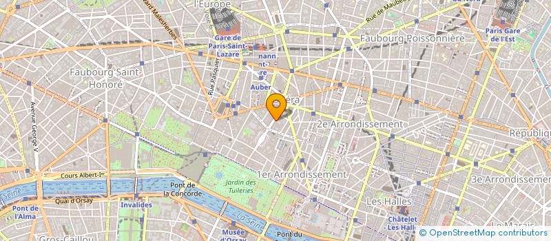 localisation de l'entreprise SCM ANTOINE GELLE OSTEOPATHES à PARIS