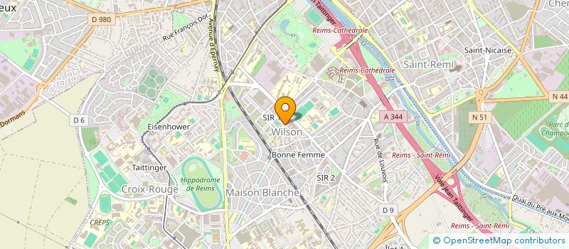 localisation de l'entreprise SCM APGAR 10 à REIMS