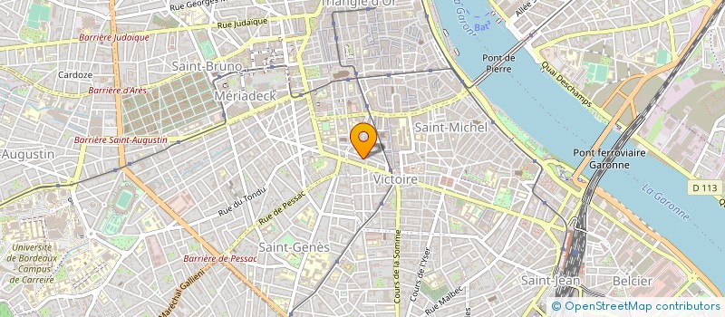 localisation de l'entreprise SCM APOLLINE à BORDEAUX