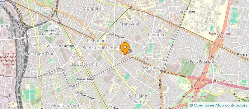 localisation de l'entreprise SCM ARC EN CIEL à LYON