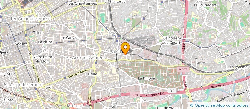 localisation de l'entreprise SCM ARC EXPERT  MARSEILLE
