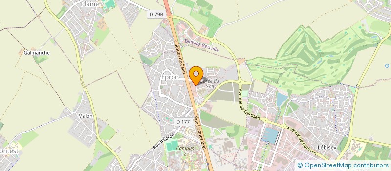 localisation de l'entreprise SCM ARCESO  EPRON