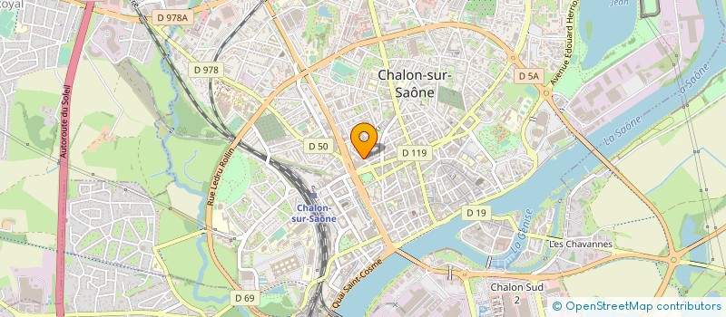 localisation de l'entreprise SCM ARCHITECTURE INGENIERIE SERVICE à CHALON-SUR-SAONE