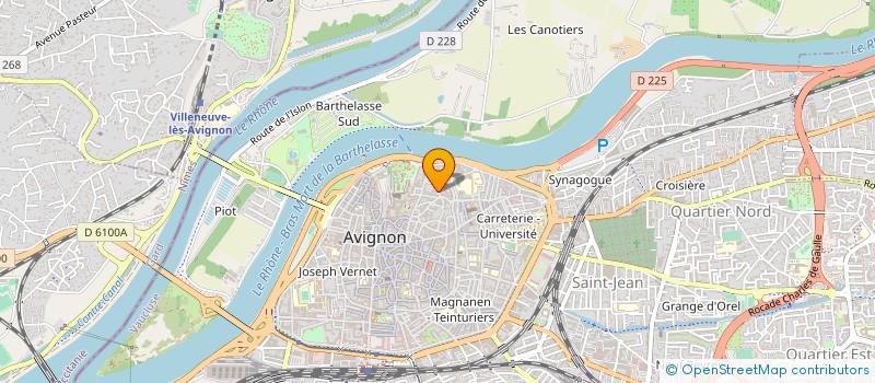 localisation de l'entreprise SCM ARCHITRAV à AVIGNON