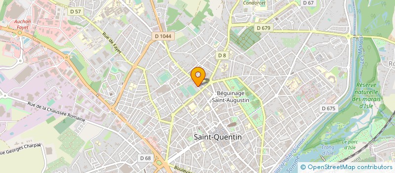 localisation de l'entreprise SCM ARDAENS DEMACHY ET ASSOCIES  SAINT-QUENTIN