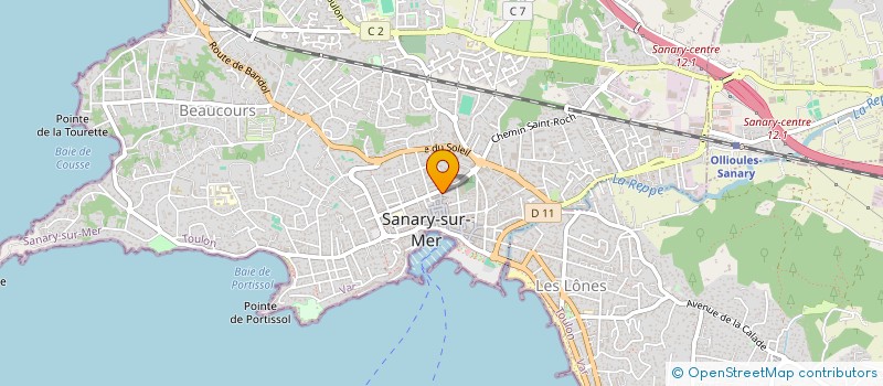 localisation de l'entreprise SCM ARDILLIER - JUILIEN - PACI à SANARY-SUR-MER