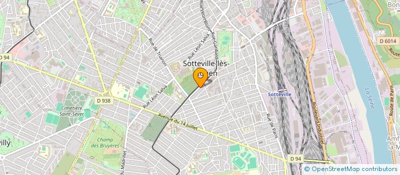 localisation de l'entreprise SCM ARGNEY-DUBOIS  SOTTEVILLE-LES-ROUEN