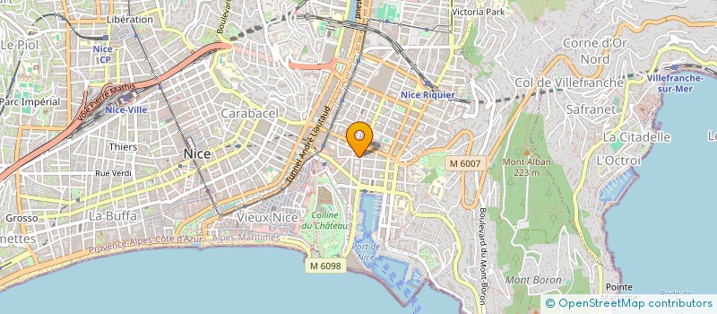 localisation de l'entreprise SCM ARMAND CARELLO à NICE
