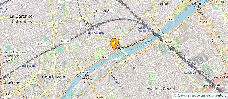 localisation de l'entreprise SCM ARNAUD & PIERRE à COURBEVOIE