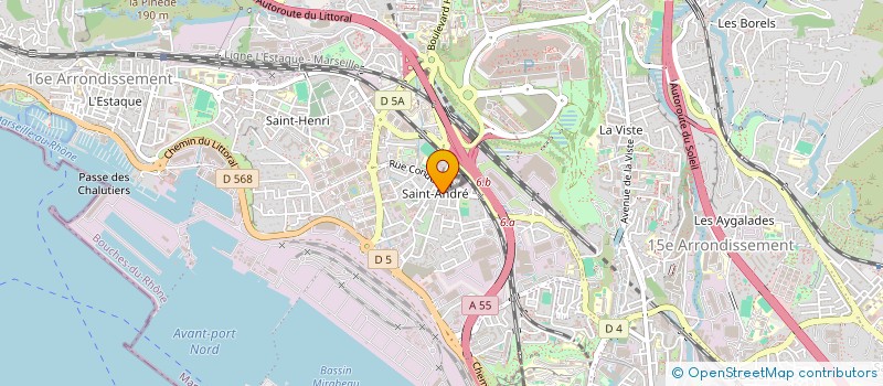 localisation de l'entreprise SCM ARNIAUD JP ET LIBES M à MARSEILLE