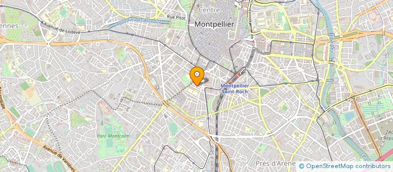 localisation de l'entreprise SCM ARNOLD-NAUD à MONTPELLIER