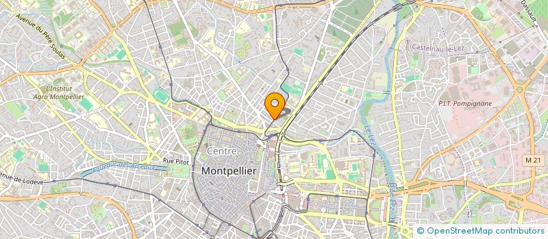 localisation de l'entreprise SCM ART MERCURE  MONTPELLIER