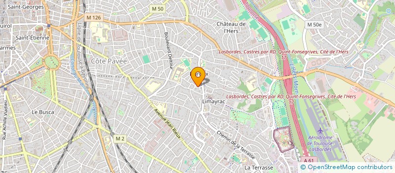 localisation de l'entreprise SCM ASCLEPIOS à TOULOUSE