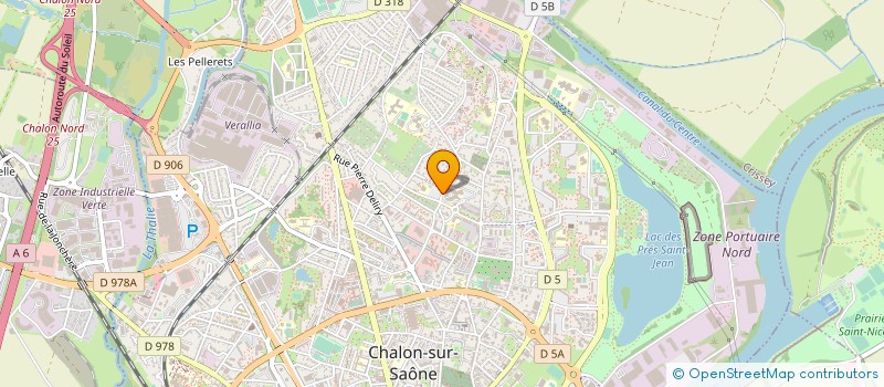 localisation de l'entreprise SCM ASCLEPIOS à CHALON-SUR-SAONE