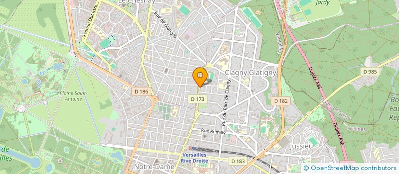 localisation de l'entreprise SCM ATELIER 20 BIS à VERSAILLES