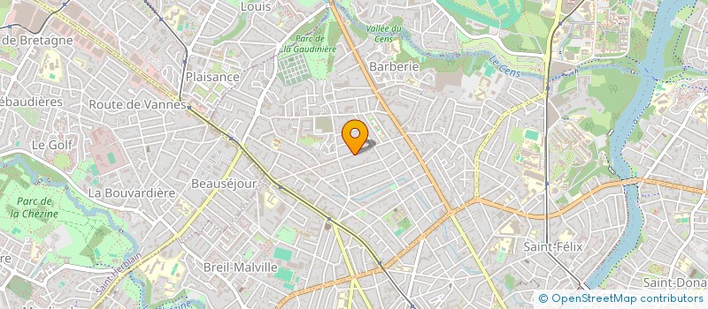 localisation de l'entreprise SCM ATLAS à NANTES