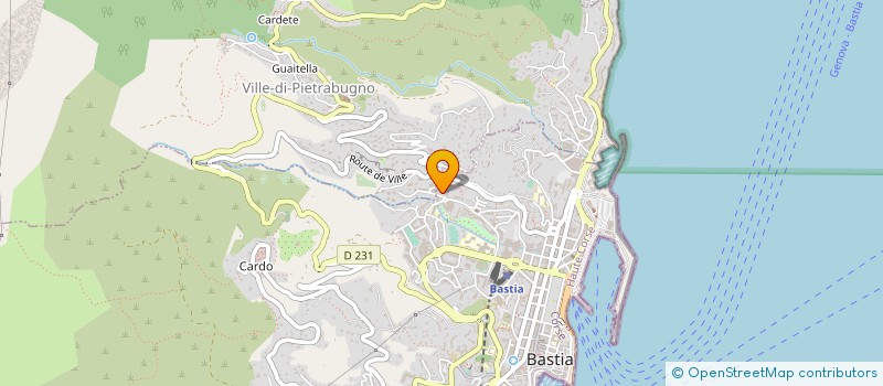 localisation de l'entreprise SCM ATTARD ULYSSE à BASTIA