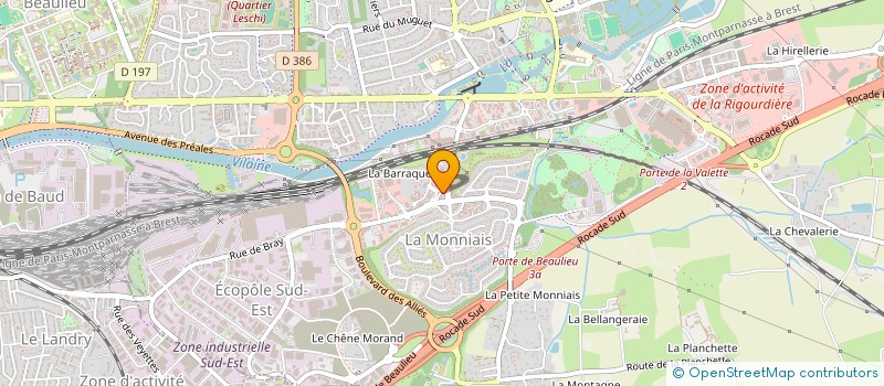 localisation de l'entreprise SCM AUBAULT - LE JEUNE à CESSON-SEVIGNE