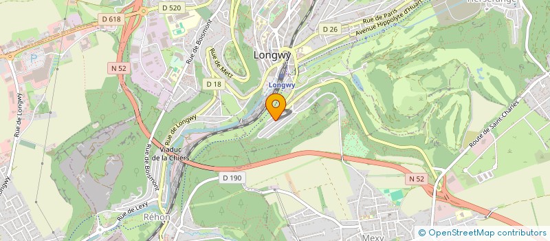 localisation de l'entreprise SCM AUDOUY-WITTMANN-REIN-GENISSEL à LONGWY