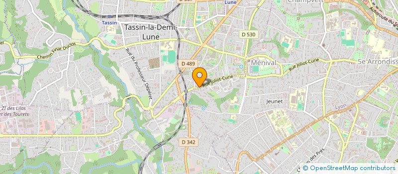 localisation de l'entreprise SCM AUGIER-JULLIEN  TASSIN-LA-DEMI-LUNE