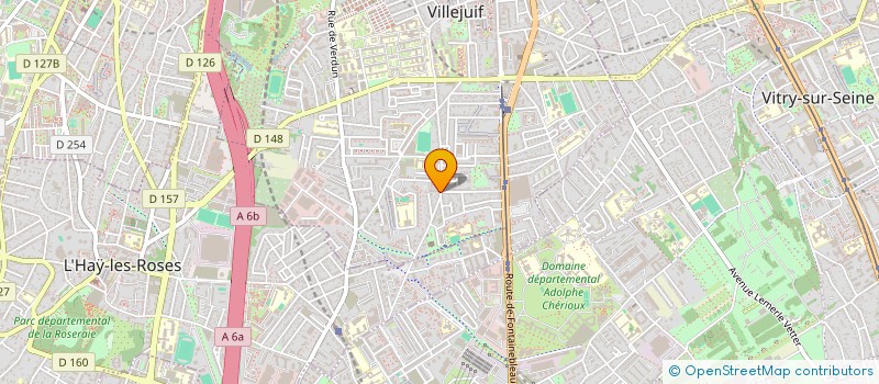 localisation de l'entreprise SCM AUGUSTE DELAUME  VILLEJUIF