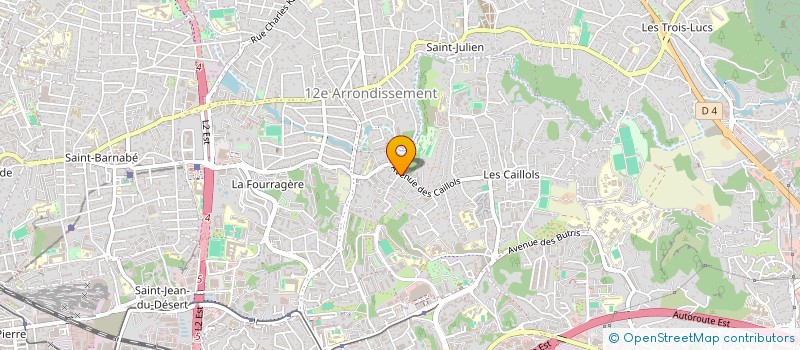 localisation de l'entreprise SCM AURELIA  MARSEILLE