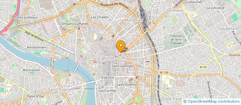 localisation de l'entreprise SCM AUSTERLITZ à TOULOUSE