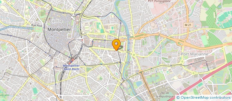 localisation de l'entreprise SCM AUX PETITS D ANTIGONE à MONTPELLIER