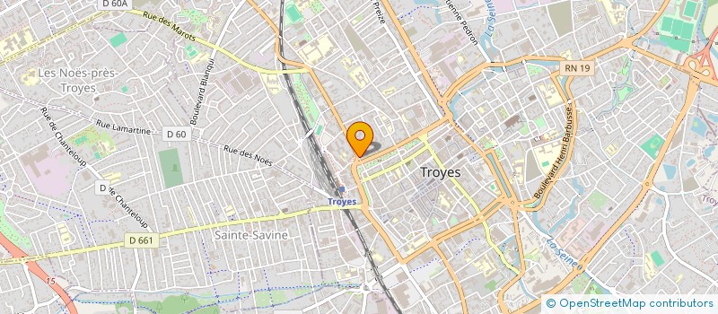 localisation de l'entreprise SCM AVICENNE à TROYES