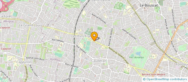 localisation de l'entreprise SCM AVICENNE à BORDEAUX
