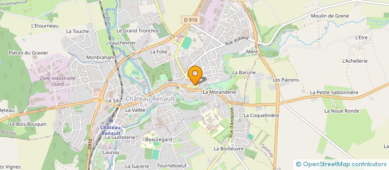 localisation de l'entreprise SCM AVICENNE  CHATEAU-RENAULT