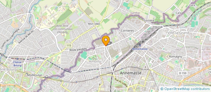 localisation de l'entreprise SCM B & C  AMBILLY