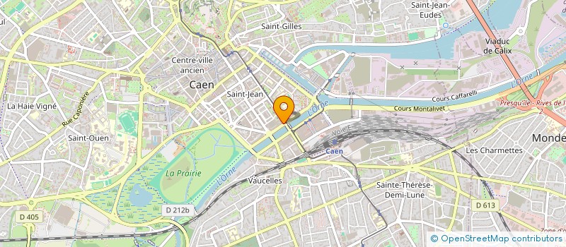 localisation de l'entreprise SCM B LE TERRIER I BROCHARD STEVENIN à CAEN
