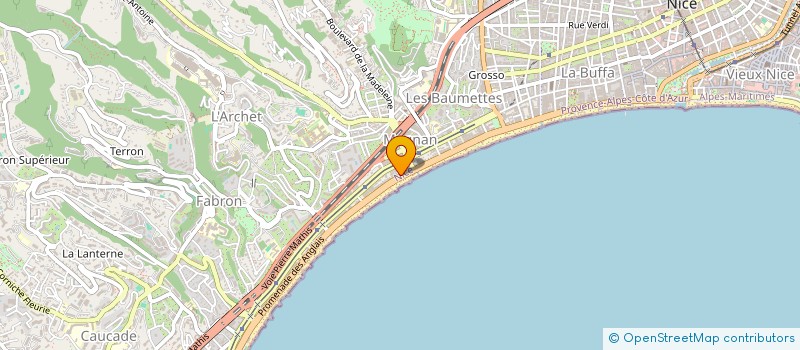localisation de l'entreprise SCM B (SCM DES DOCTEURS BEZZINA ET BIENS) à NICE