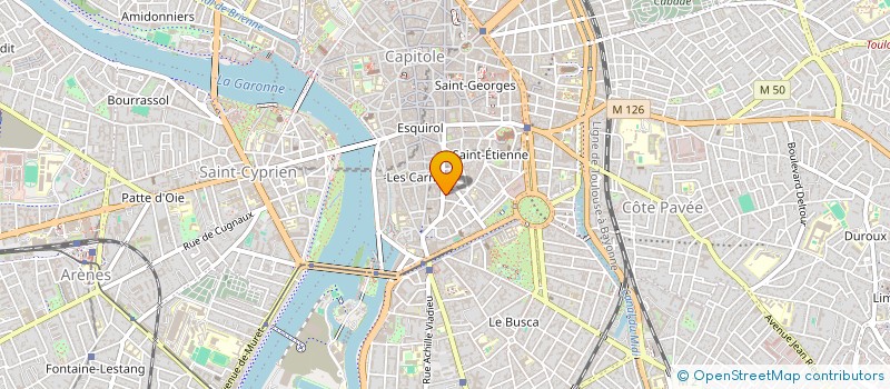 localisation de l'entreprise SCM B.SIROL- M.LORIOT  TOULOUSE
