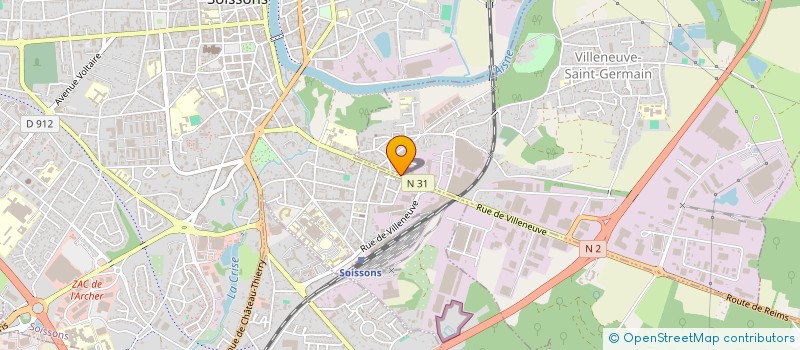localisation de l'entreprise SCM B3G à VILLENEUVE-SAINT-GERMAIN