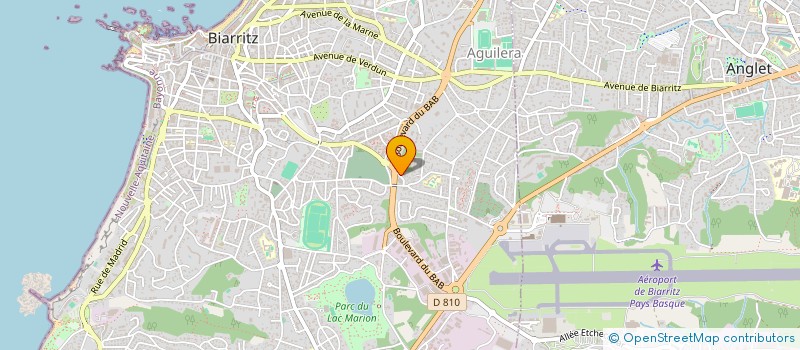 localisation de l'entreprise SCM BAB CARDIO à BIARRITZ