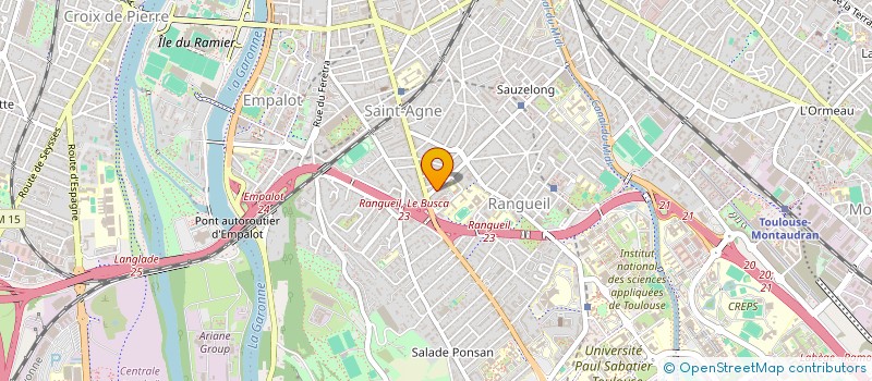 localisation de l'entreprise SCM BACH-PONDEPEYRE  TOULOUSE