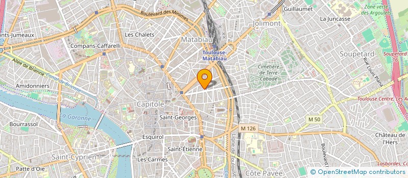 localisation de l'entreprise SCM BACHELIER  TOULOUSE