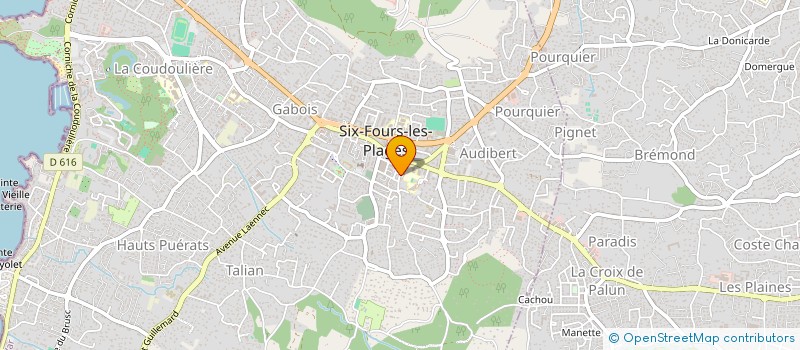 localisation de l'entreprise SCM BADOU-SAILLARD à SIX FOURS LES PLAGES