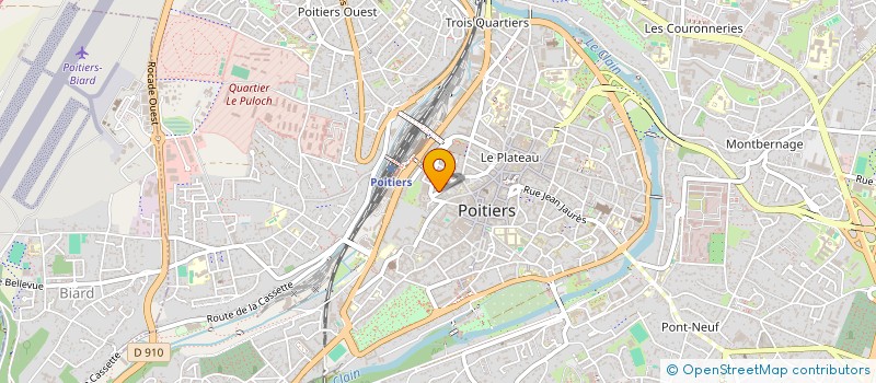 localisation de l'entreprise SCM BAICUIANU-CIRJALIU  POITIERS