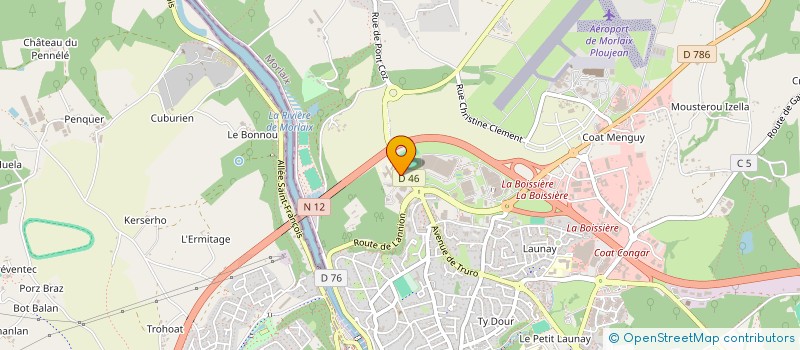 localisation de l'entreprise SCM BAIE SANTE à MORLAIX