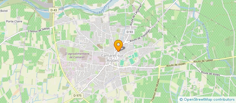 localisation de l'entreprise SCM BAILLY MORALES  CAMARET-SUR-AIGUES